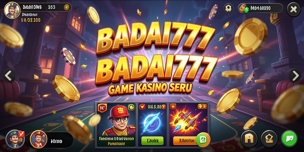 Tampilan gameplay menarik dan penuh aksi di BADAI777.