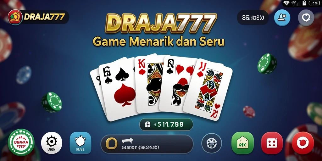 Tampilan gameplay seru dalam DRAJA777 dengan berbagai mode Domino.