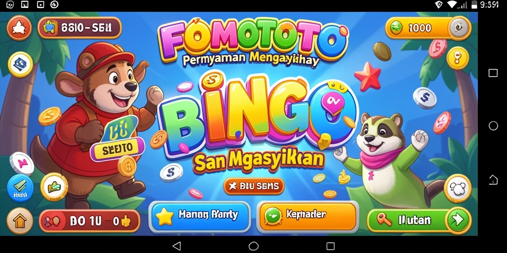 Tampilan gameplay seru Bingo di FOMOTOTO.