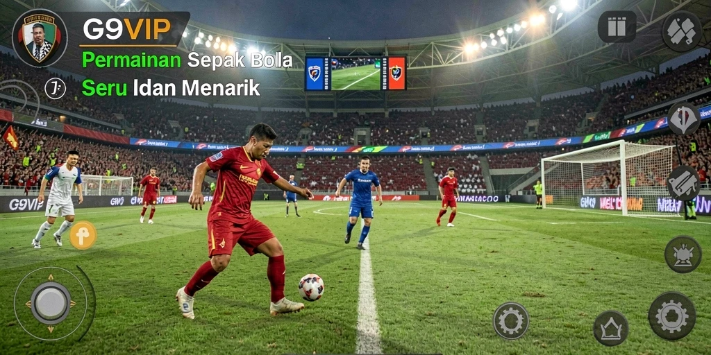 Screenshot gameplay G9VIP yang menunjukkan aksi di lapangan.