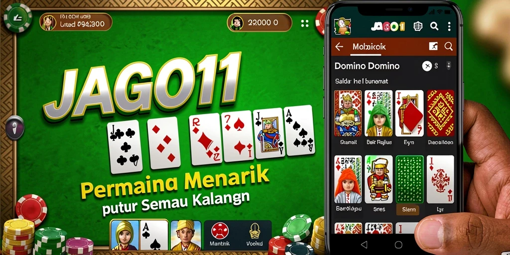 Tampilan gameplay JAGO11 yang mendebarkan dengan fitur domino.