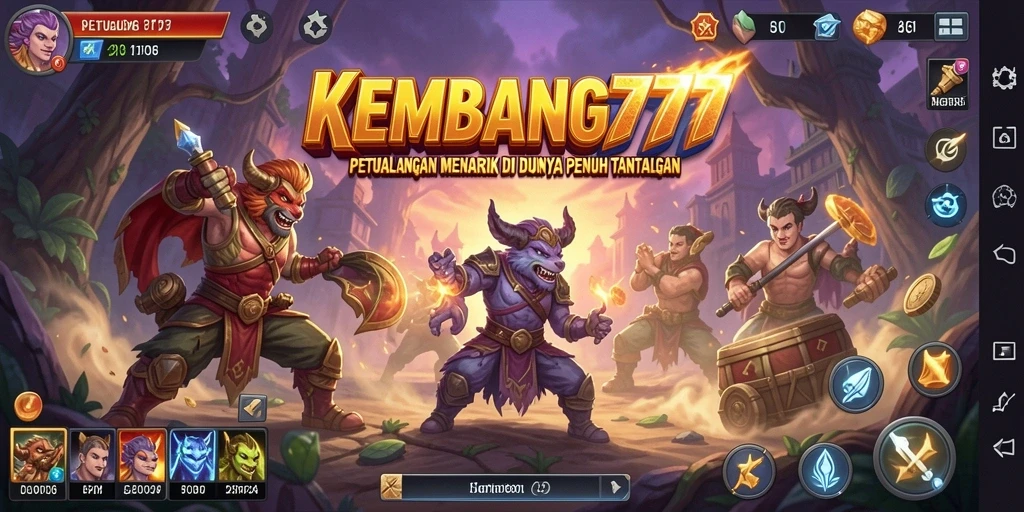 Gameplay seru KEMBANG777 dengan petualangan menarik.