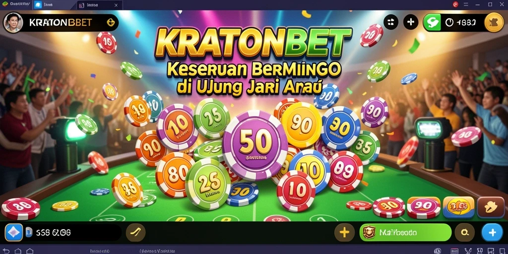 Tampilan gameplay seru dari KRATONBET Bingo.
