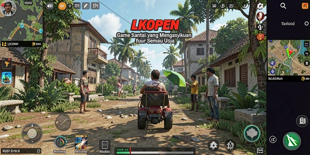 Gameplay LKOPEN yang seru dan mengasyikkan.