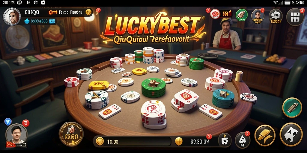 Screenshot gameplay QiuQiu menampilkan momen seru permainan.