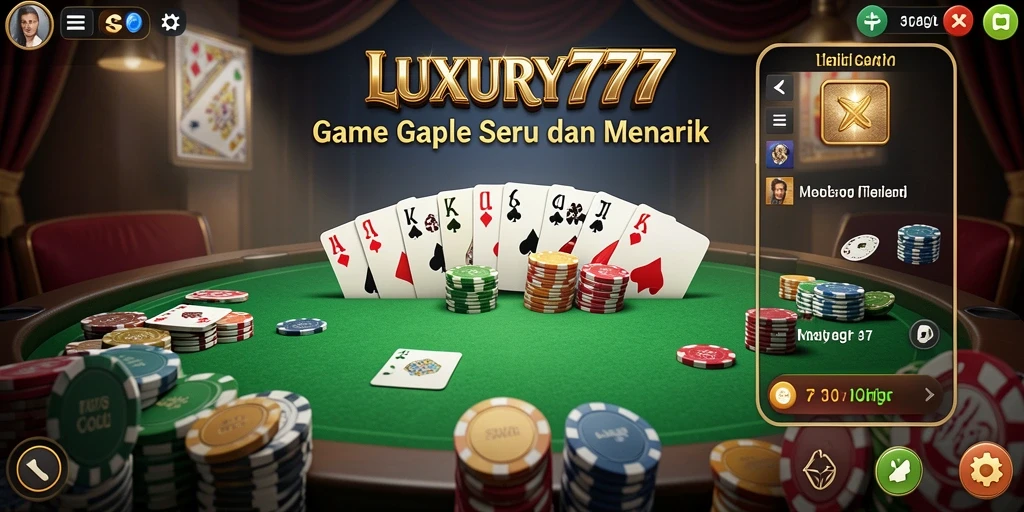 Tampilan screenshot gameplay LUXURY777 yang mendebarkan.