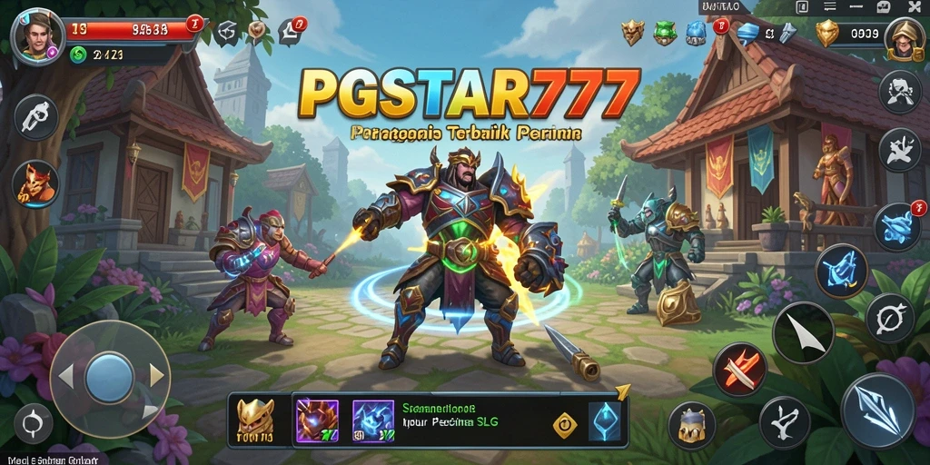 Tampilan seru gameplay strategis PGSTAR777 dengan berbagai elemen SLG.