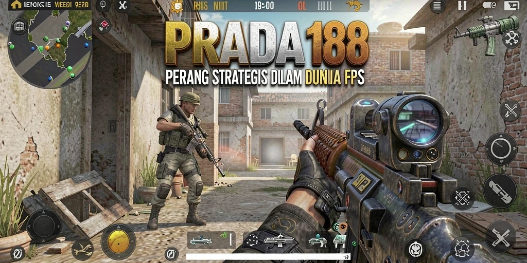Tampilan aksi mendebarkan di gameplay PRADA188.