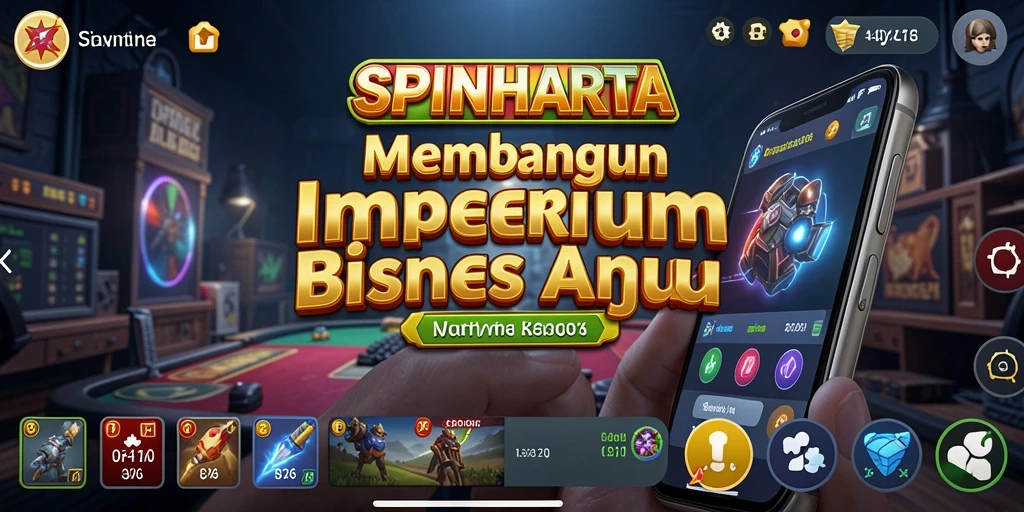 Tampilan menarik dan gameplay seru di SPINHARTA.